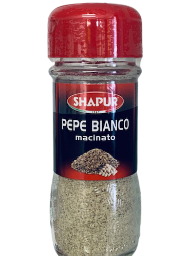 VASETTI VETRO PEPE BIANCO MACINATO